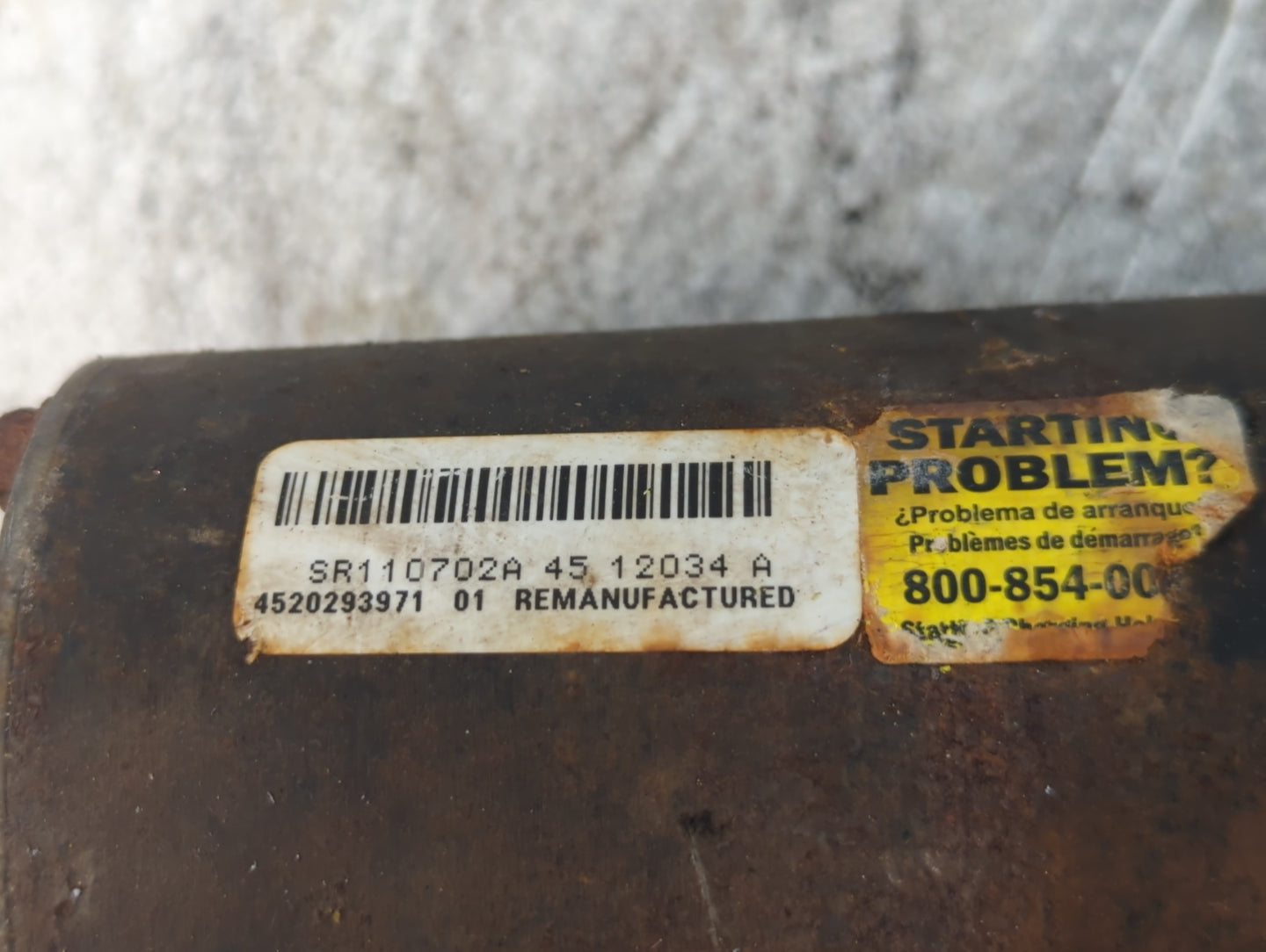 2002-2008 Ford E-350 Econoline Car Starter Motor Solenoid OEM P/N:4520293971 Fits OEM Used Auto Parts - Oemusedautoparts1.co