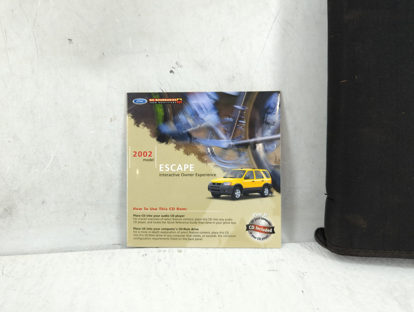 2002 Ford Escape Owners Manual Book Guide OEM Used Auto Parts - Oemusedautoparts1.com