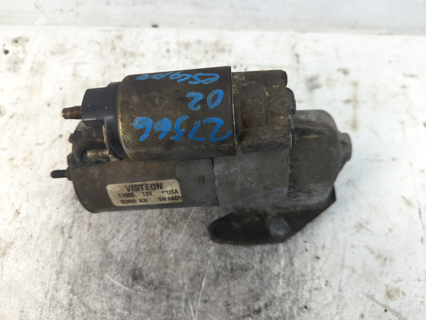 2001-2004 Ford Escape Car Starter Motor Solenoid OEM P/N:93BB 11000 KD Fits Fits 2000 2001 2002 2003 2004 OEM Used Auto Part