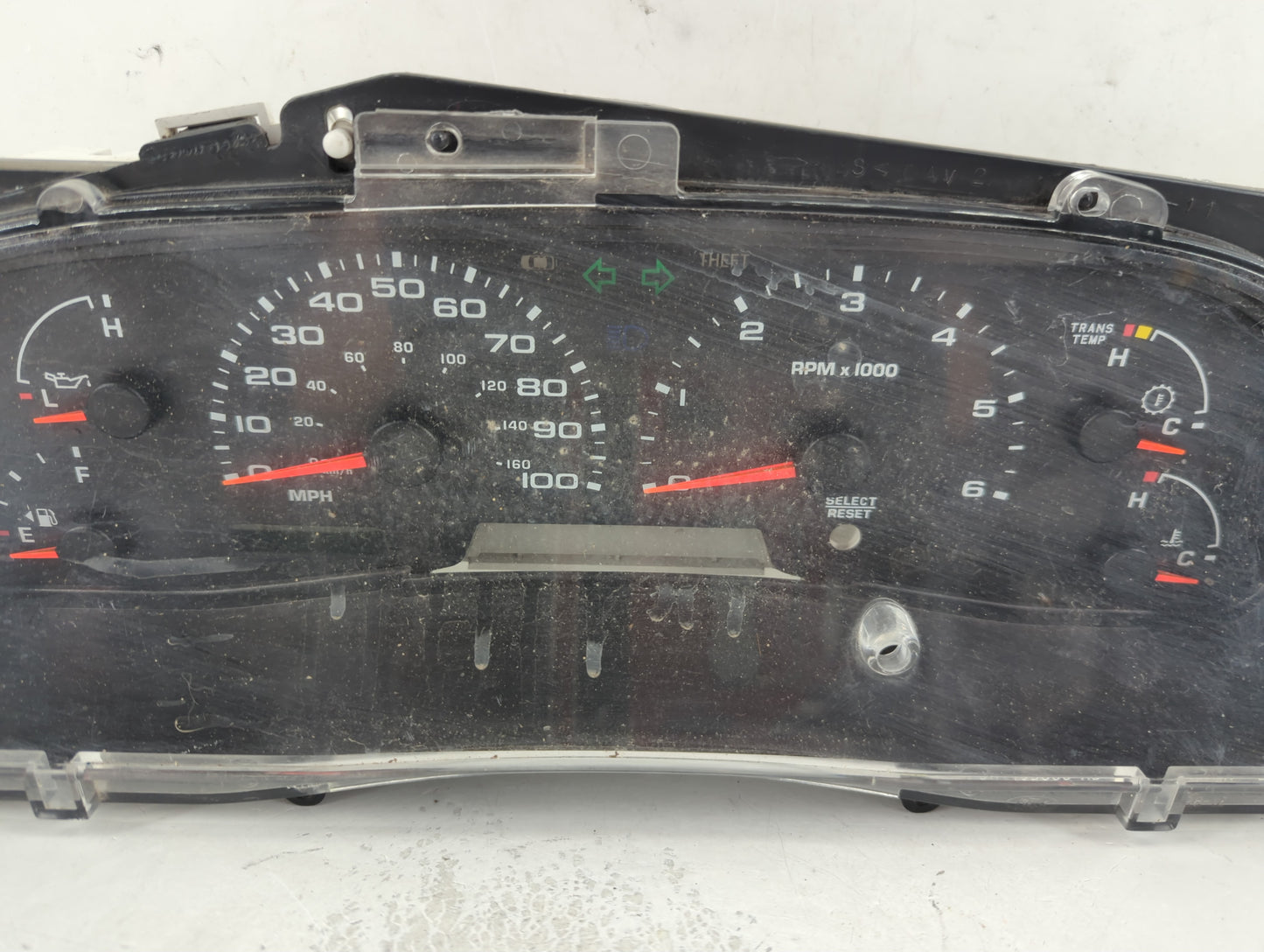2002 Ford Excursion Instrument Cluster Speedometer Gauges Fits Fits 2003 OEM Used Auto Parts - Oemusedautoparts1.com