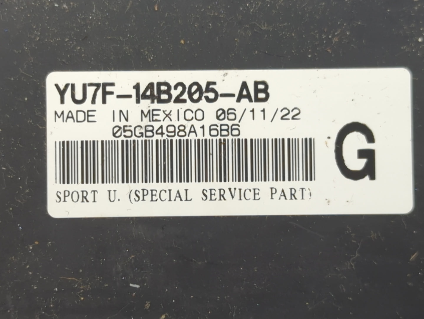 Ford Expedition Multifunction Control Module Yu7f-14b205-ab - Oemusedautoparts1.com