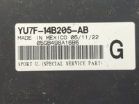Ford Expedition Multifunction Control Module Yu7f-14b205-ab - Oemusedautoparts1.com