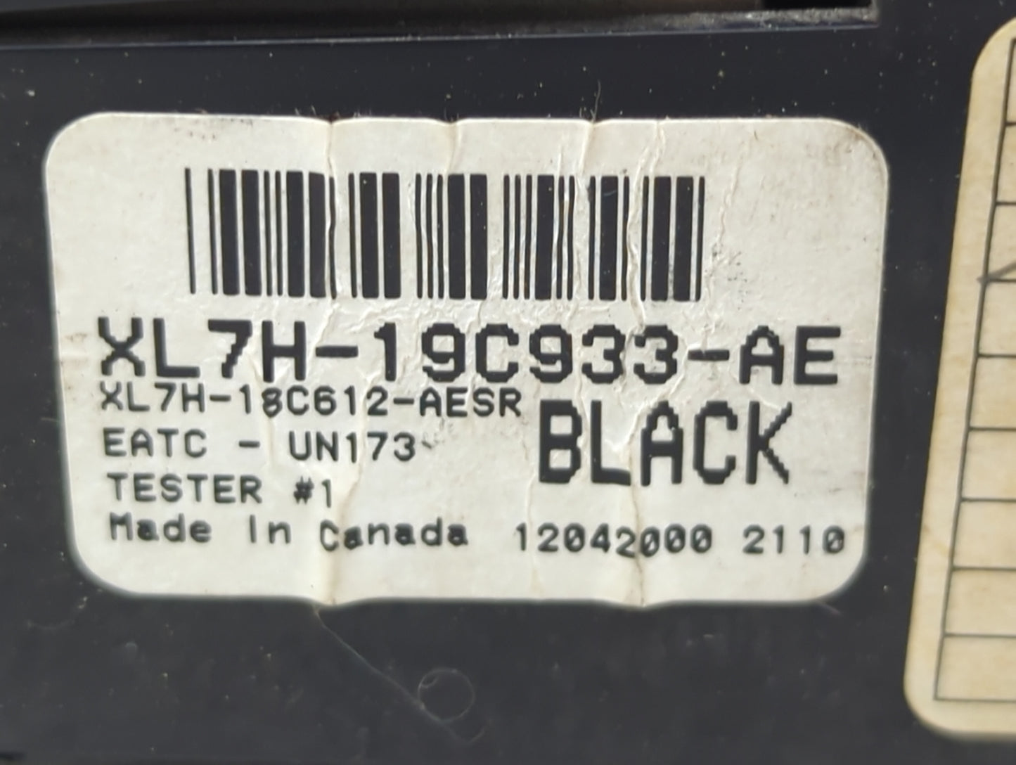 2002 Ford Expedition Climate Control Module Temperature AC/Heater Replacement P/N:XL7H-19C933-AE Fits OEM Used Auto Parts - 