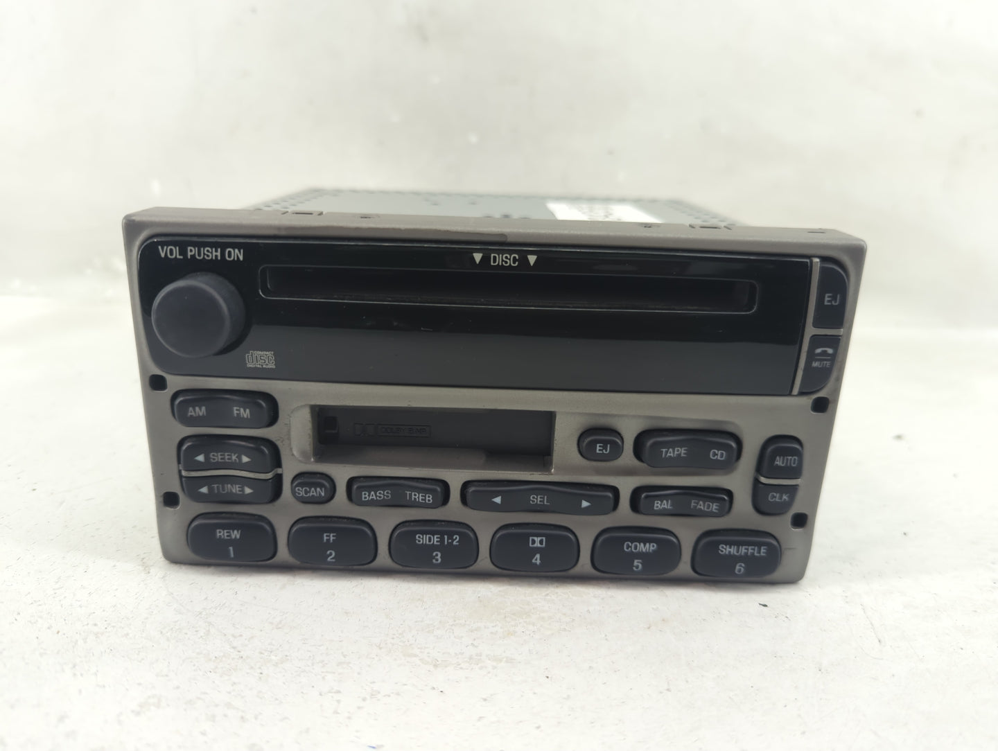 2002-2004 Ford Explorer Radio AM FM Cd Player Receiver Replacement P/N:2L2T-18C868-CA Fits Fits 2002 2003 2004 OEM Used Auto