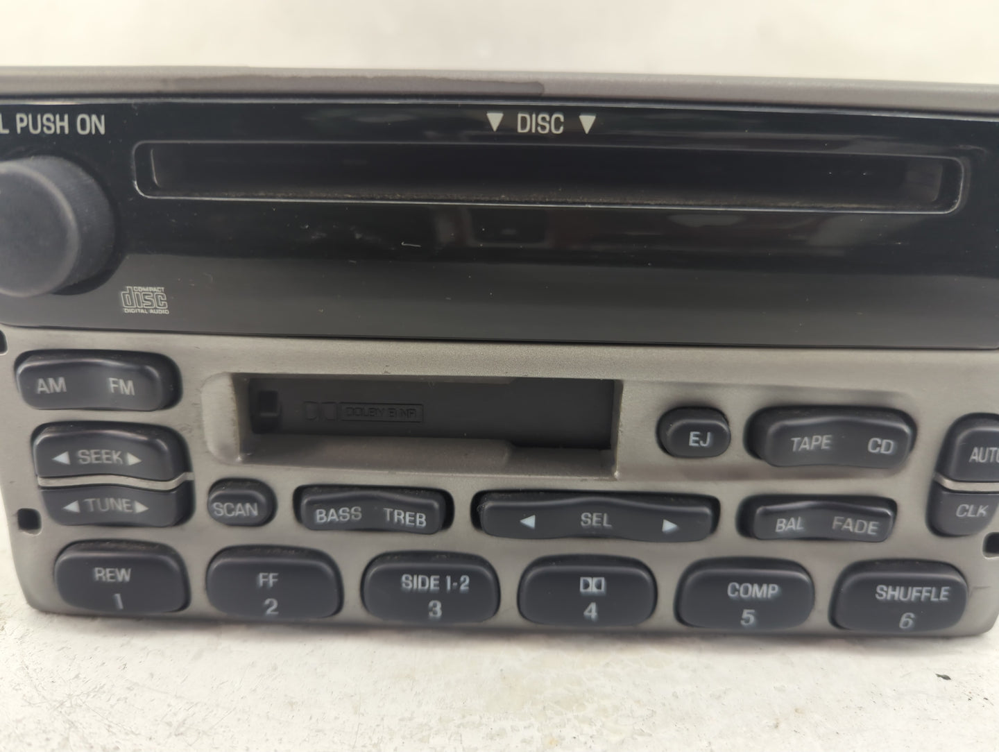 2002-2004 Ford Explorer Radio AM FM Cd Player Receiver Replacement P/N:2L2T-18C868-CA Fits Fits 2002 2003 2004 OEM Used Auto