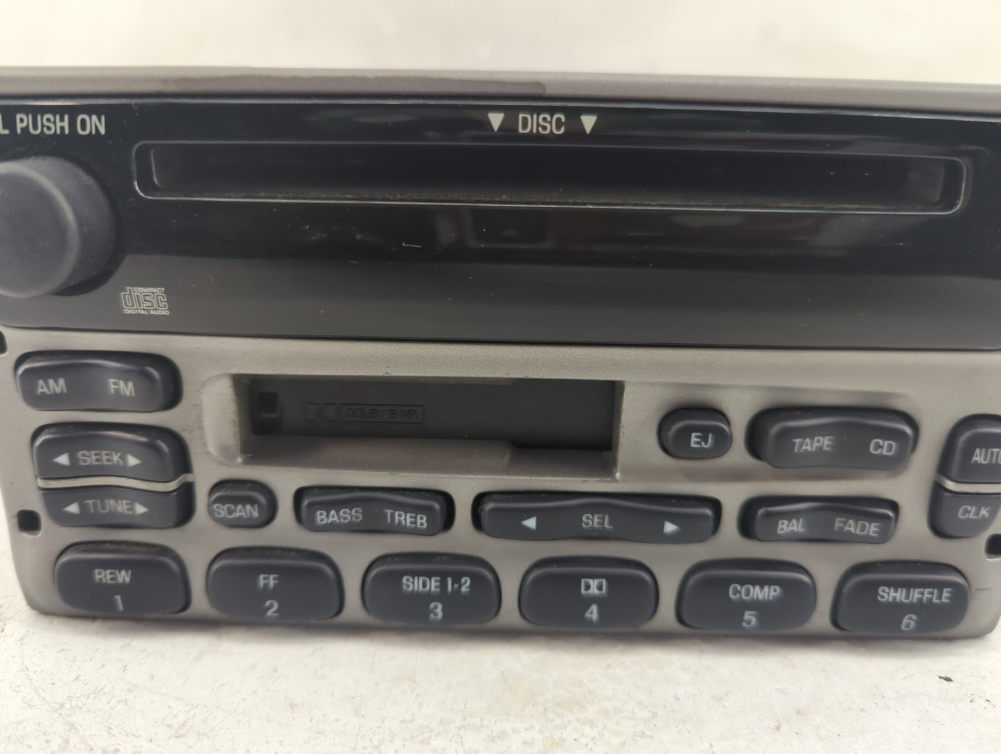 2002-2004 Ford Explorer Radio AM FM Cd Player Receiver Replacement P/N:2L2T-18C868-CA Fits Fits 2002 2003 2004 OEM Used Auto