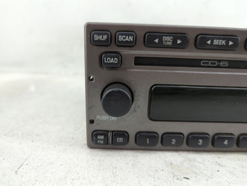 2001-2002 Ford Explorer Radio AM FM Cd Player Receiver Replacement P/N:YL2F-18C815-GC Fits Fits 2001 2002 OEM Used Auto Parts
