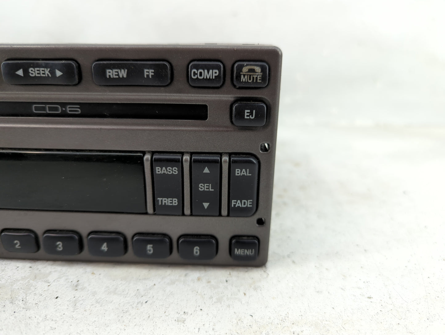 2001-2002 Ford Explorer Radio AM FM Cd Player Receiver Replacement P/N:YL2F-18C815-GC Fits Fits 2001 2002 OEM Used Auto Part
