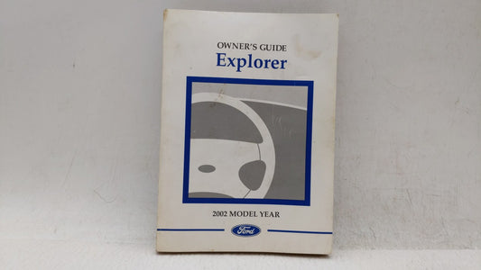 2002 Ford Explorer Owners Manual Book Guide OEM Used Auto Parts - Oemusedautoparts1.com