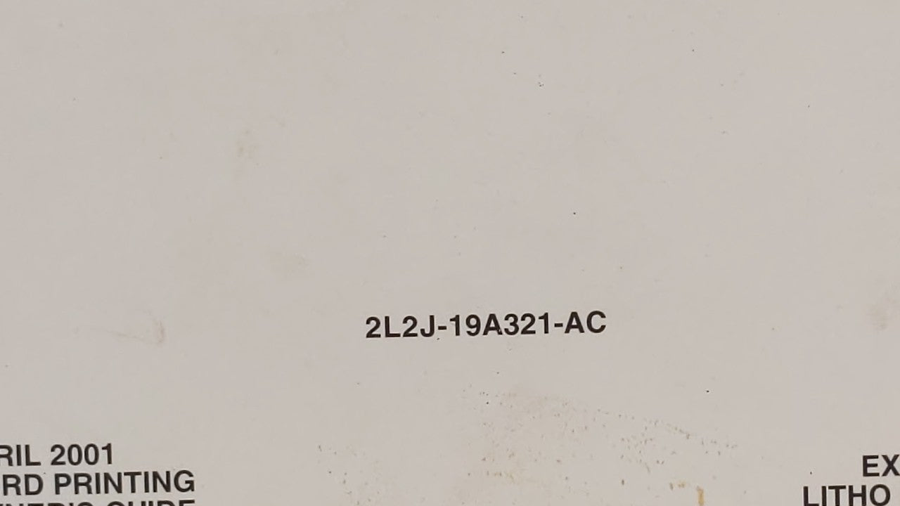 2002 Ford Explorer Owners Manual Book Guide OEM Used Auto Parts - Oemusedautoparts1.com