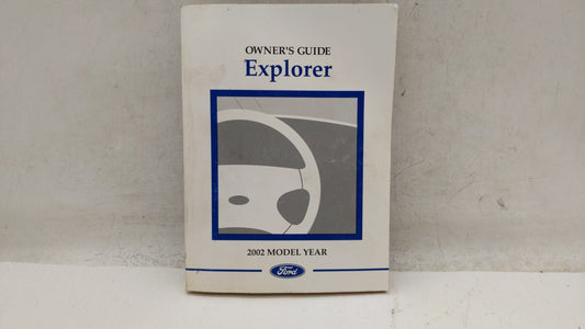 2002 Ford Explorer Owners Manual Book Guide OEM Used Auto Parts - Oemusedautoparts1.com