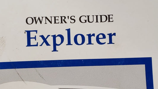 2002 Ford Explorer Owners Manual Book Guide OEM Used Auto Parts