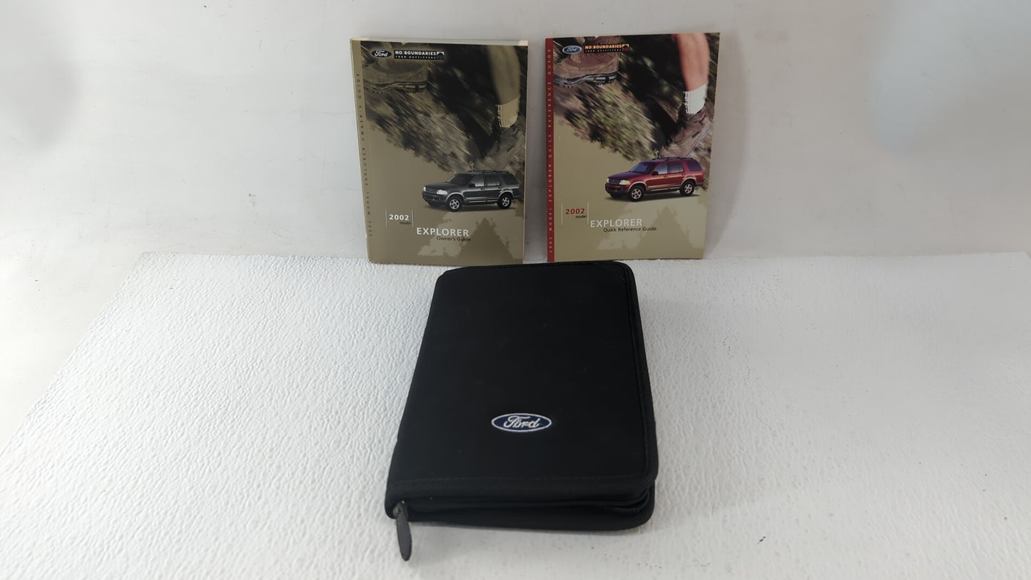 2002 Ford Explorer Owners Manual Book Guide OEM Used Auto Parts - Oemusedautoparts1.com