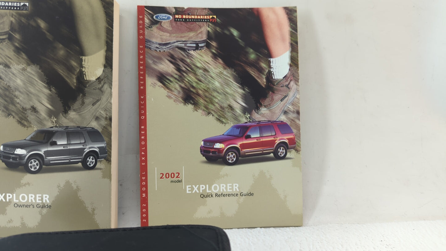 2002 Ford Explorer Owners Manual Book Guide OEM Used Auto Parts - Oemusedautoparts1.com