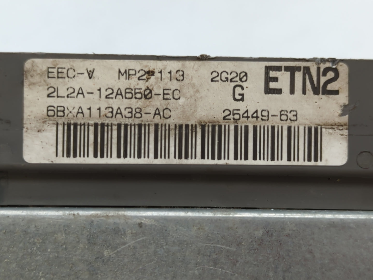 2002 Ford Explorer PCM Engine Control Computer ECU ECM PCU OEM P/N:2L2A-12A650-EC Fits OEM Used Auto Parts - Oemusedautopart