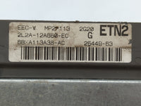 2002 Ford Explorer PCM Engine Control Computer ECU ECM PCU OEM P/N:2L2A-12A650-EC Fits OEM Used Auto Parts - Oemusedautopart