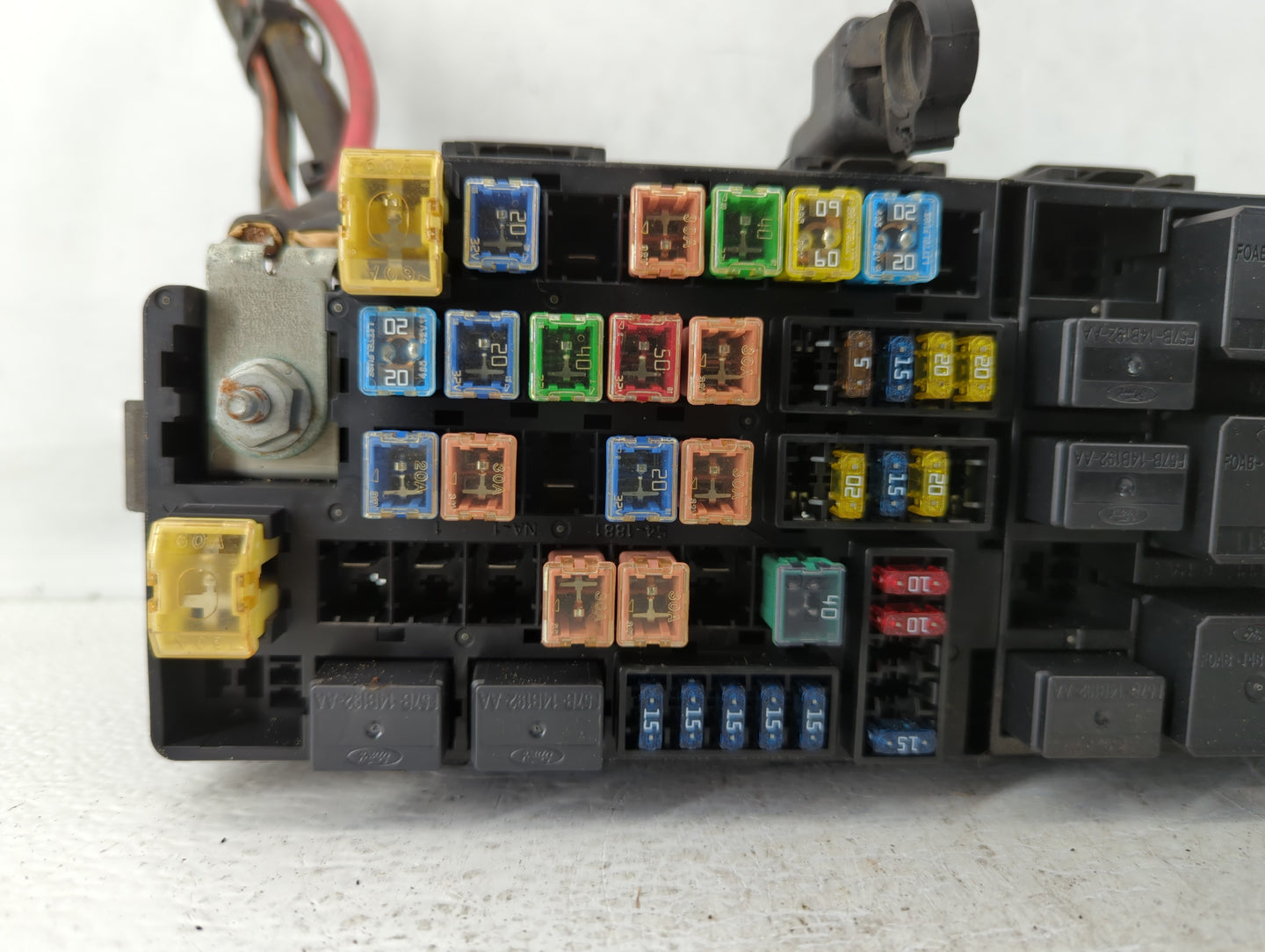 2001-2005 Ford Explorer Fusebox Fuse Box Panel Relay Module P/N:1L2T14398CL Fits Fits 2001 2002 2003 2004 2005 OEM Used Auto