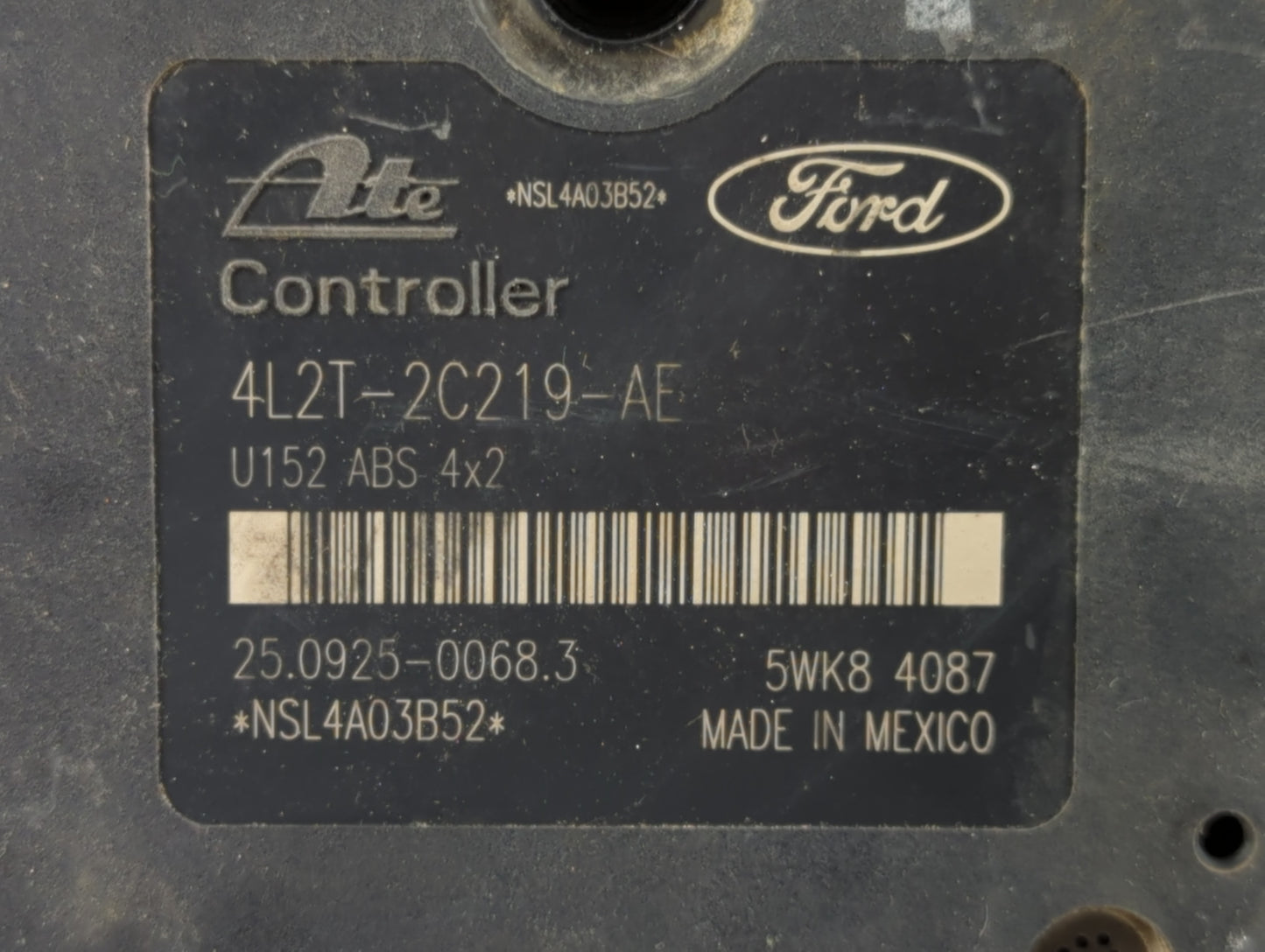 2002 Ford Explorer ABS Pump Control Module Replacement P/N:5WK8 4087 0925-0068, 4L2T-2C219-AE Fits OEM Used Auto Parts - Oem