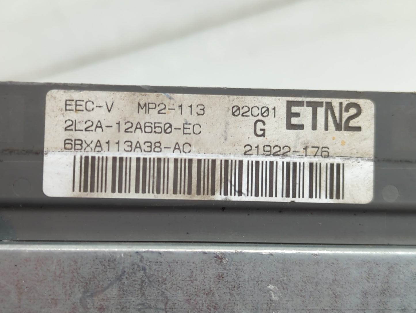 2002 Ford Explorer PCM Engine Control Computer ECU ECM PCU OEM P/N:2L2A-12A650-EC Fits OEM Used Auto Parts - Oemusedautopart
