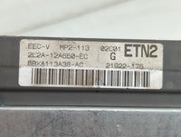 2002 Ford Explorer PCM Engine Control Computer ECU ECM PCU OEM P/N:2L2A-12A650-EC Fits OEM Used Auto Parts - Oemusedautopart