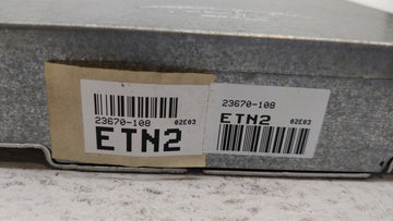 2002 Ford Explorer Sport PCM Engine Control Computer ECU ECM PCU OEM P/N:2L2A-12A650-EC Fits OEM Used Auto Parts