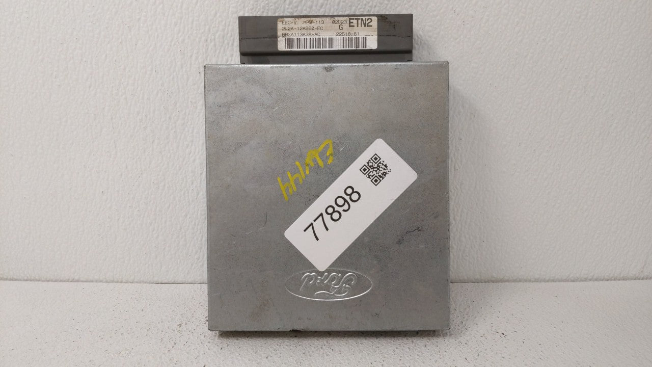 2002 Ford Explorer Sport PCM Engine Control Computer ECU ECM PCU OEM P/N:2L2A-12A650-EC Fits OEM Used Auto Parts - Oemusedau