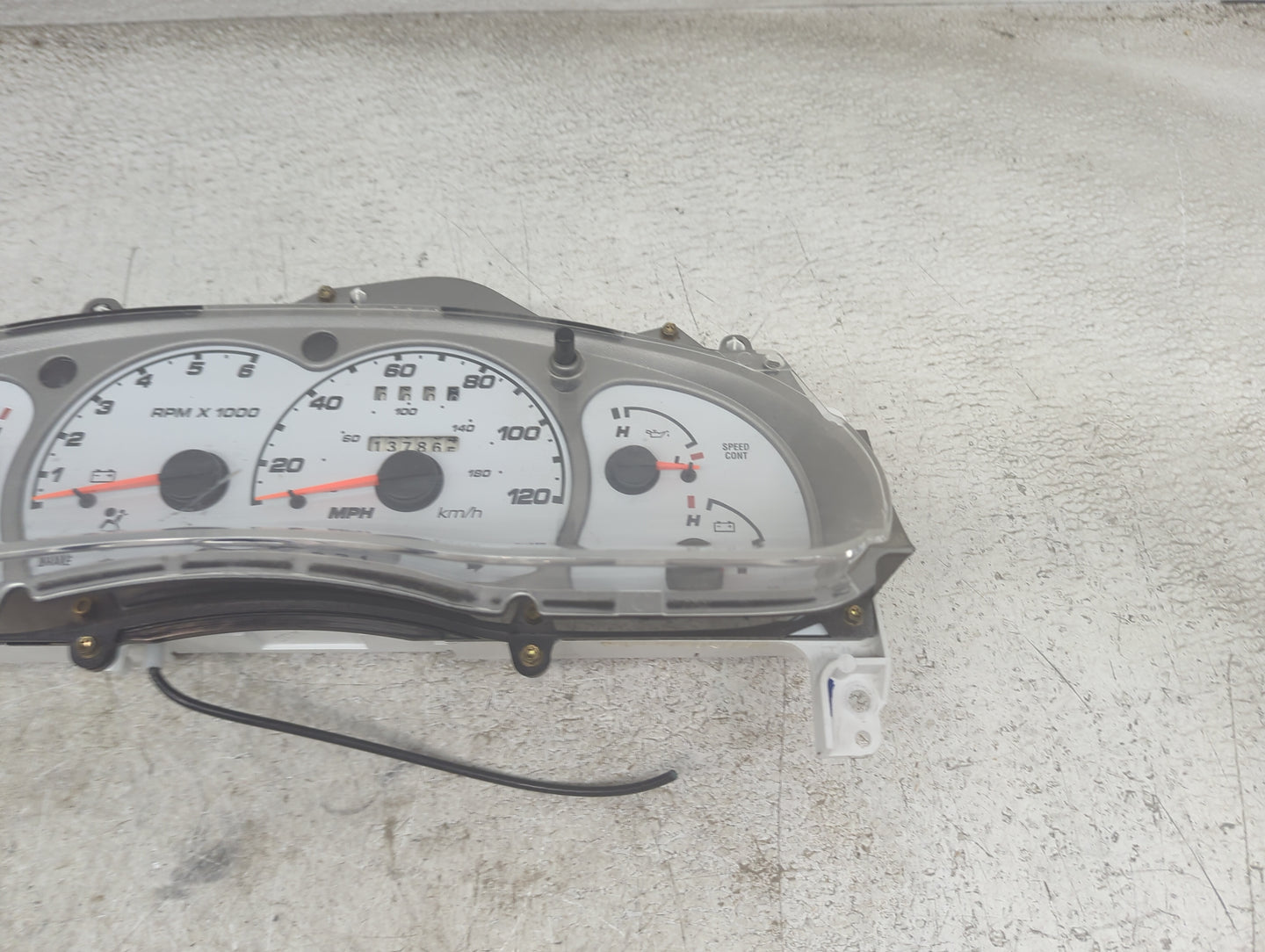 2002 Ford Explorer Sport Trac Instrument Cluster Speedometer Gauges Miles: Fits OEM Used Auto Parts - Oemusedautoparts1.com