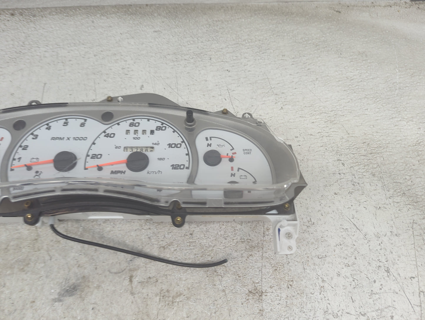 2002 Ford Explorer Sport Trac Instrument Cluster Speedometer Gauges Miles: Fits OEM Used Auto Parts - Oemusedautoparts1.com