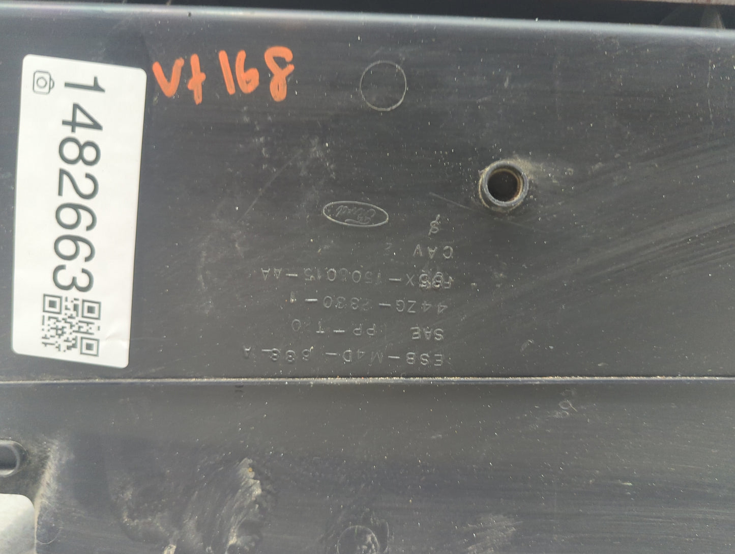 2002 Ford F-150 Passenger Glove Box Door Storage Compartment Gray - Oemusedautoparts1.com