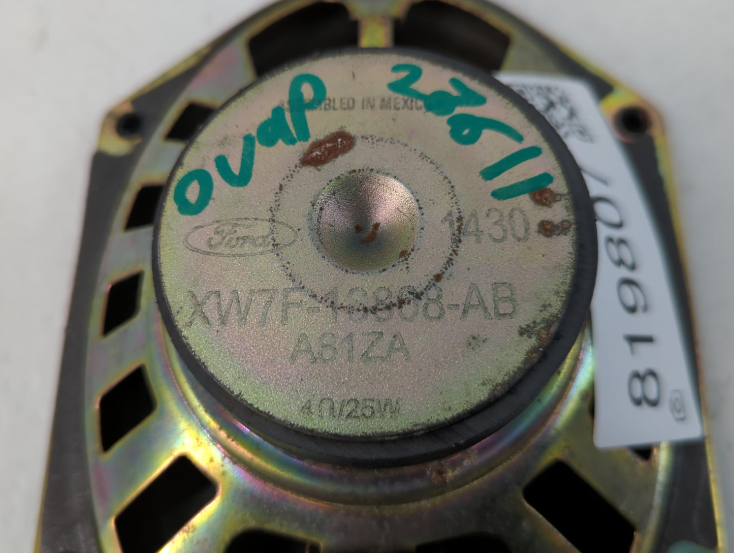 2002 Ford F-150 Speaker/subwoofer - Oemusedautoparts1.com