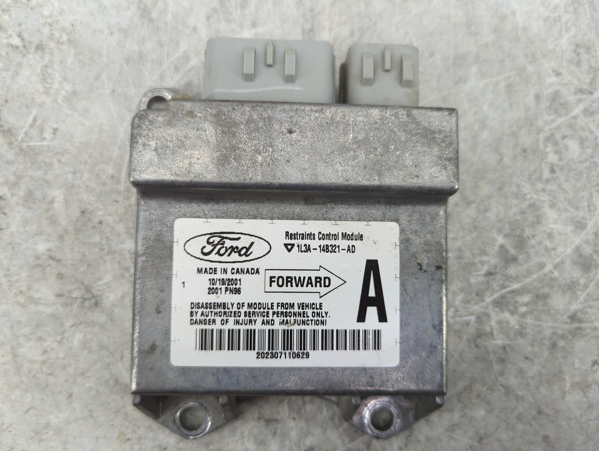 Ford F150 Safety Restraint Srs Airbag Control Module 1l3a-14b321-ad - Oemusedautoparts1.com