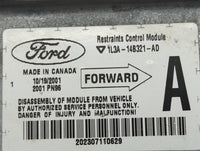 Ford F150 Safety Restraint Srs Airbag Control Module 1l3a-14b321-ad - Oemusedautoparts1.com