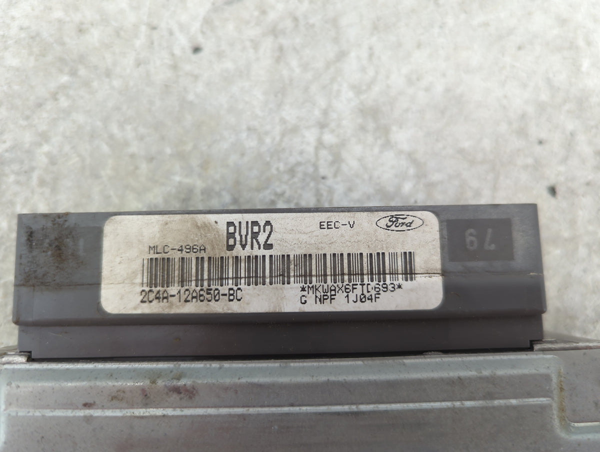 2002 Ford F250sd PCM Engine Control Computer ECU ECM PCU OEM P/N:2C4A-12A650-BC MLC-496A Fits OEM Used Auto Parts - Oemuseda
