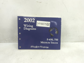 2002 Ford F650 Owners Manual Book Guide OEM Used Auto Parts - Oemusedautoparts1.com
