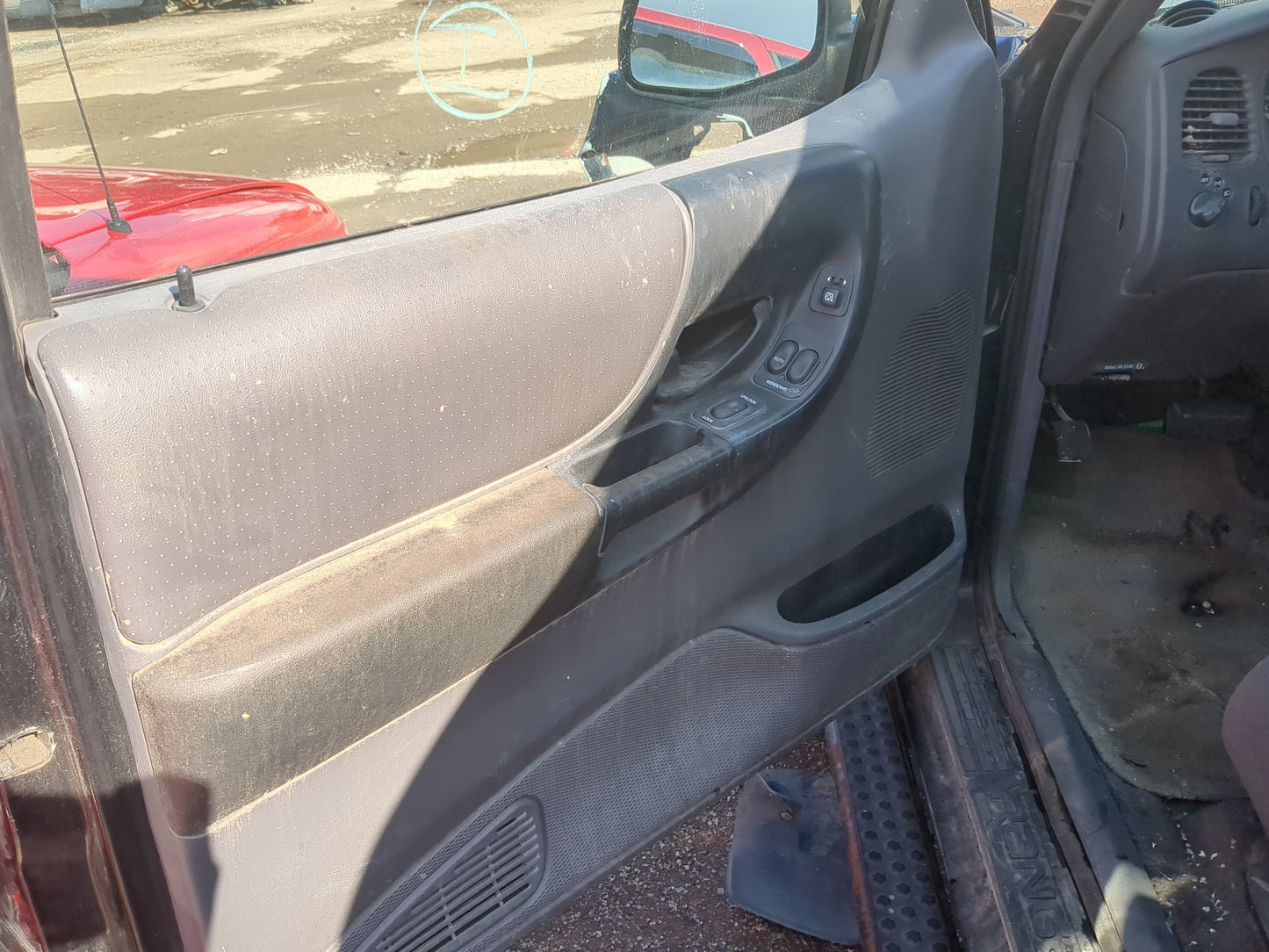 2002 Ford Ranger Front Left Driver Interior Door Panel Trim - Oemusedautoparts1.com
