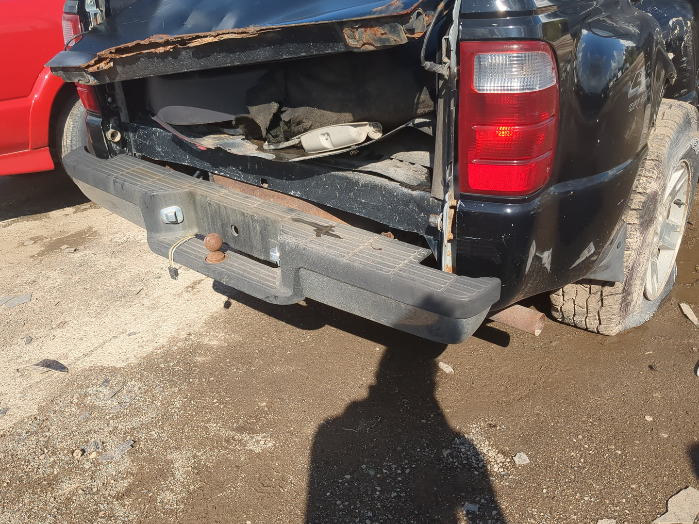 1993-2005 Ford Ranger Rear Bumper Assembly Oem - Oemusedautoparts1.com