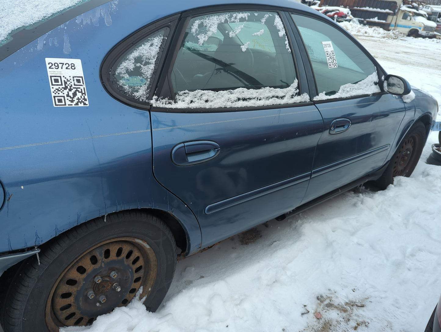 2000-2007 Ford Taurus Passenger Rear Door Oem 1353340 - Oemusedautoparts1.com