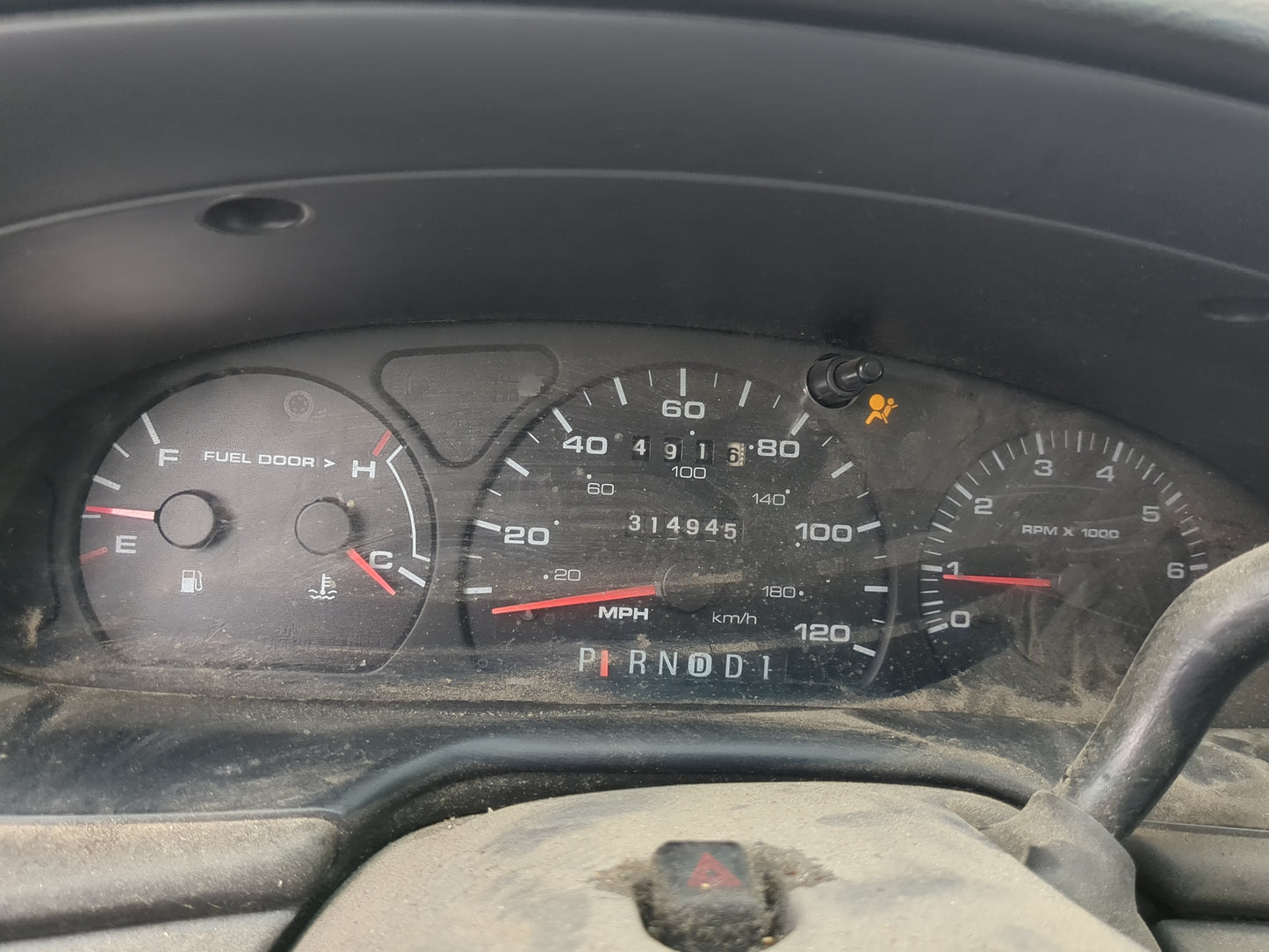 2001-2002 Ford Taurus Instrument Cluster Speedometer Gauges Miles:315K Fits Fits 2001 2002 OEM Used Auto Parts - Oemusedauto