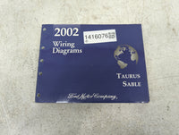 2002 Ford Taurus Owners Manual Book Guide P/N:FCS-12123-02 OEM Used Auto Parts - Oemusedautoparts1.com