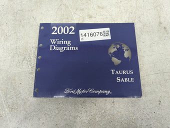 compare product 2002 Ford Taurus Owners Manual Book Guide P/N:FCS-12123-02 OEM Used Auto Parts