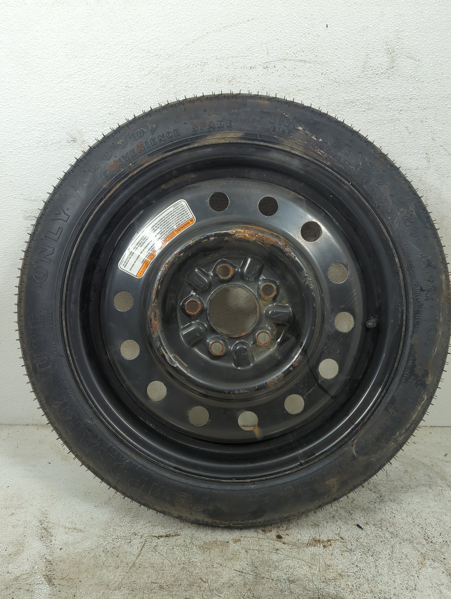 1993-2007 Ford Taurus Spare Donut Tire Wheel Rim Oem 5036170 - Oemusedautoparts1.com