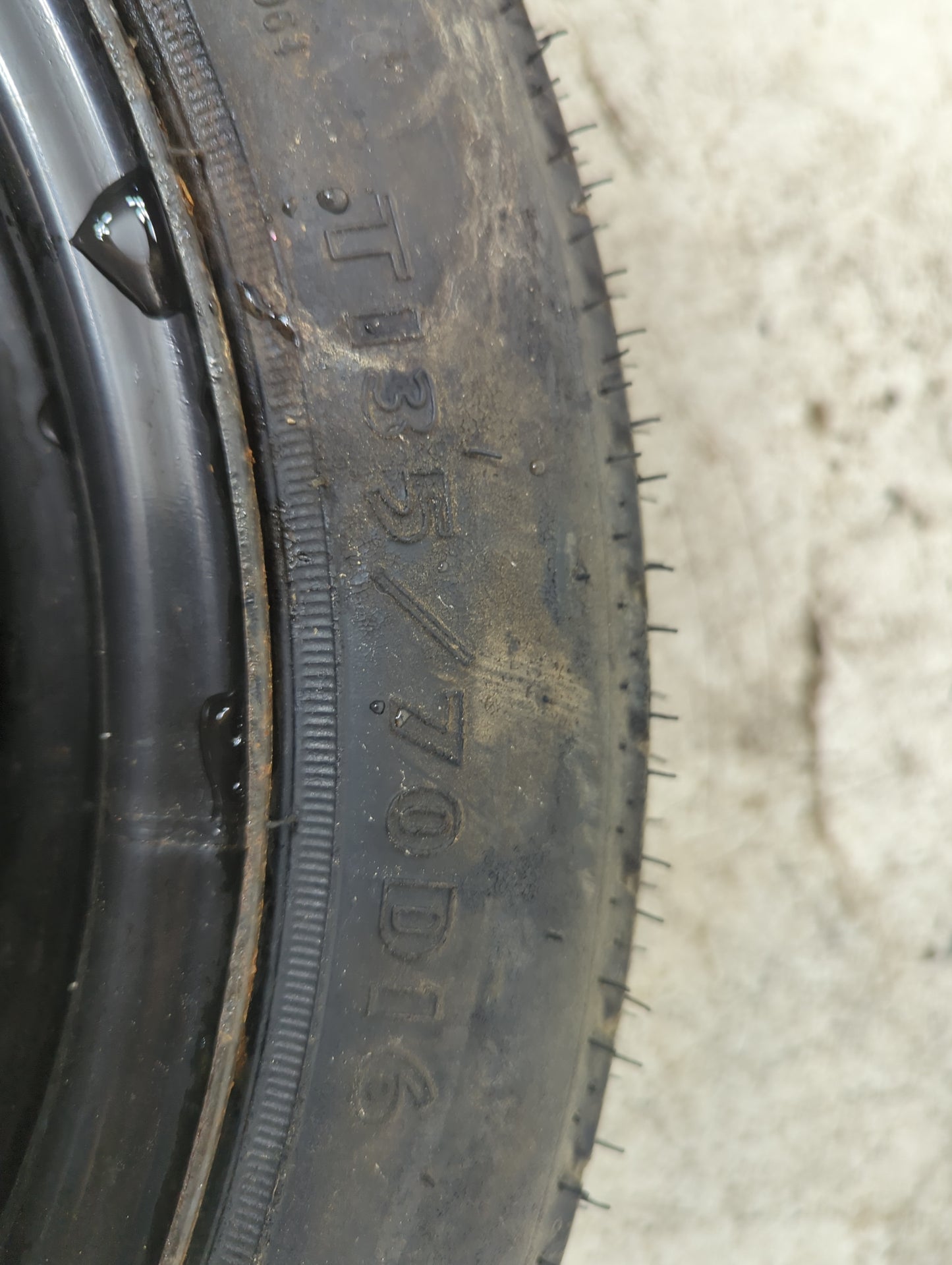 1993-2007 Ford Taurus Spare Donut Tire Wheel Rim Oem 5036170 - Oemusedautoparts1.com
