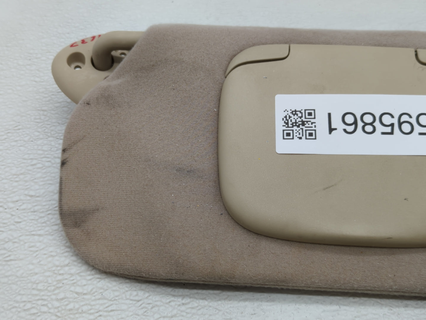 2000-2003 Ford Taurus Sun Visor Shade Replacement Driver Left Mirror Fits Fits 2000 2001 2002 2003 OEM Used Auto Parts - Oem