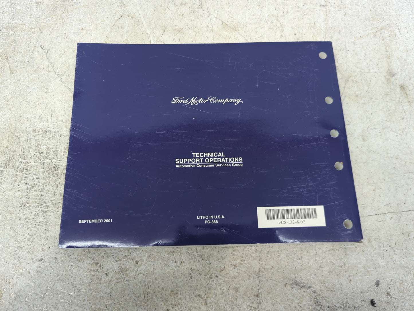 2002 Ford Thunderbird Owners Manual Book Guide P/N:FCS-13248-02 OEM Used Auto Parts - Oemusedautoparts1.com