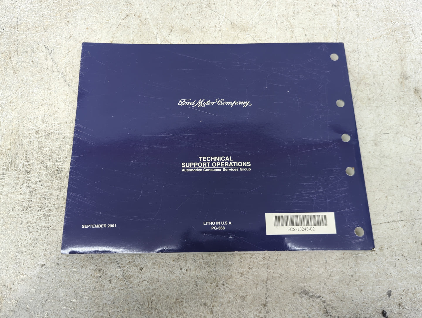 2002 Ford Thunderbird Owners Manual Book Guide P/N:FCS-13248-02 OEM Used Auto Parts - Oemusedautoparts1.com