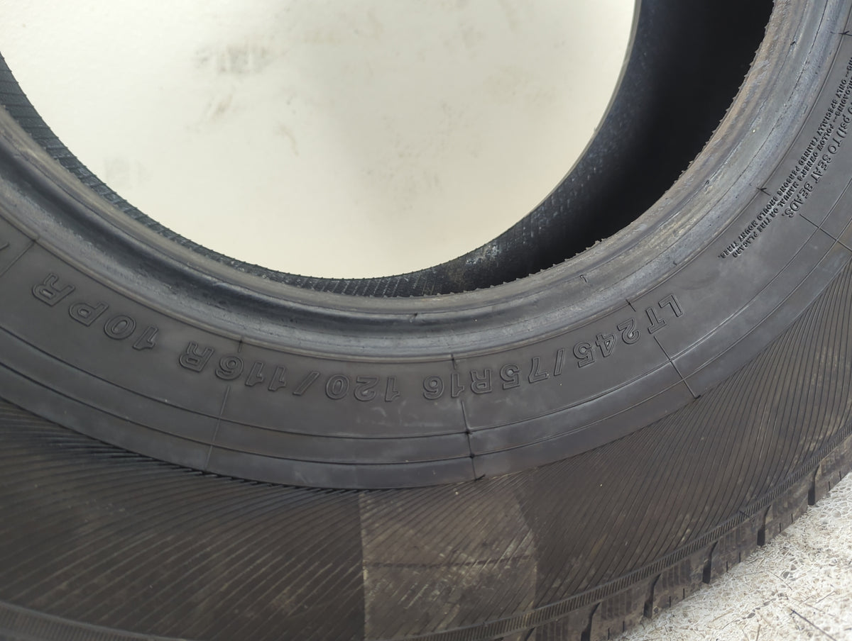 Used Tire LT245/75R16 YOKOHAMA YK-HTX 120/116R - Tread Depth 14/32 - Oemusedautoparts1.com