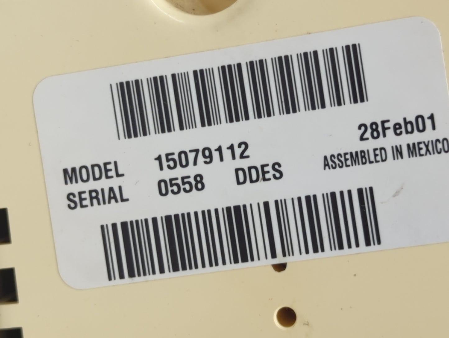 2002 Gmc Envoy Climate Control Module Temperature AC/Heater Replacement P/N:15079112 Fits OEM Used Auto Parts - Oemusedautop