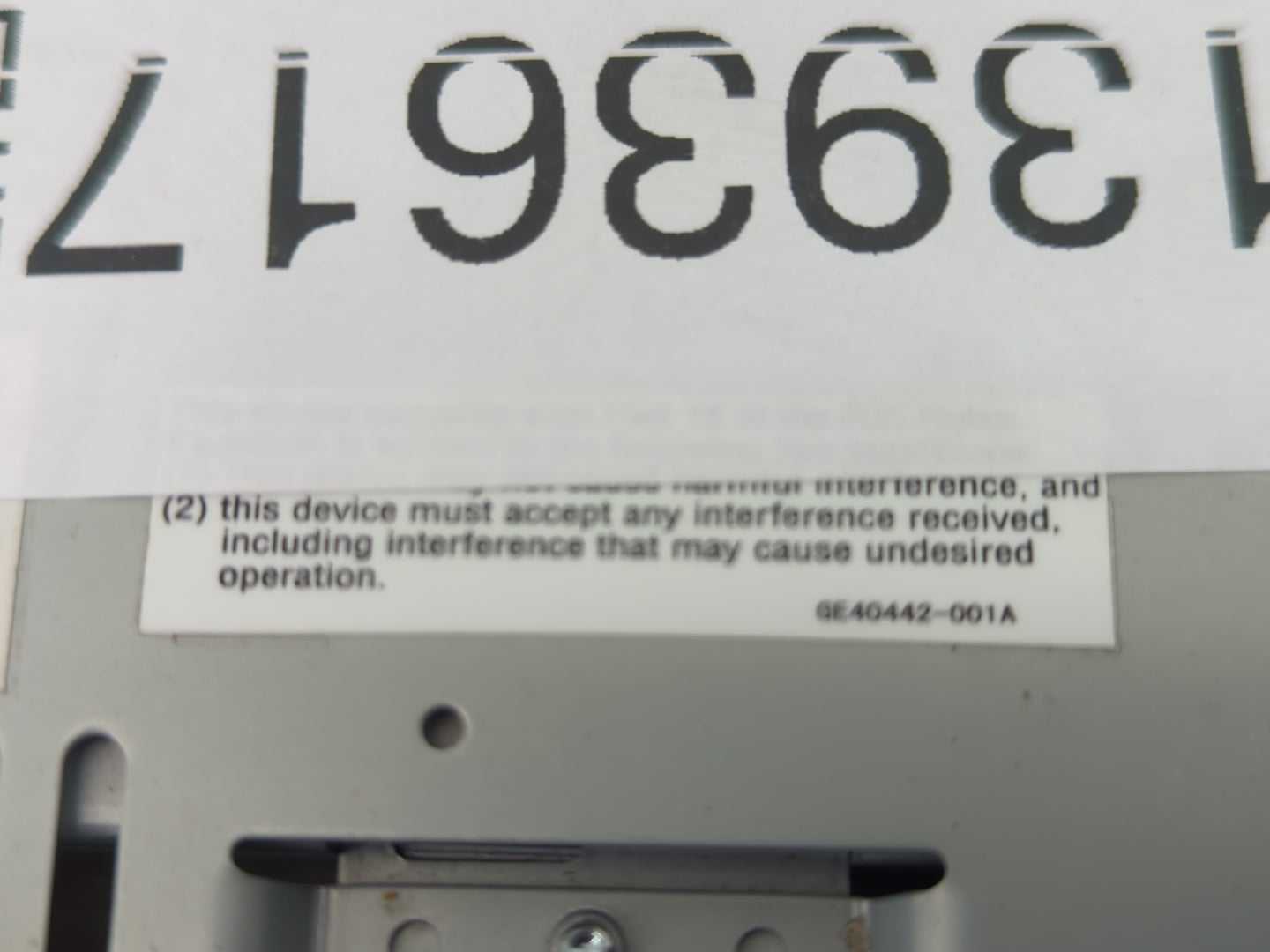 2002 Gmc Envoy Radio AM FM Cd Player Receiver Replacement Fits OEM Used Auto Parts - Oemusedautoparts1.com