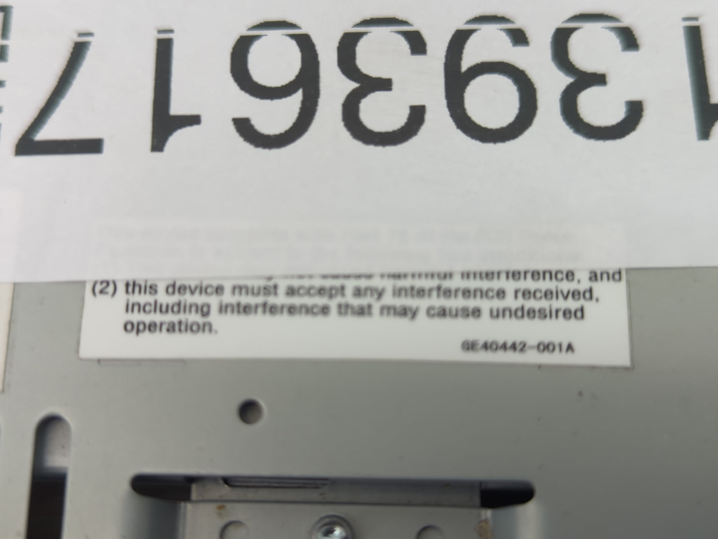 2002 Gmc Envoy Radio AM FM Cd Player Receiver Replacement Fits OEM Used Auto Parts - Oemusedautoparts1.com