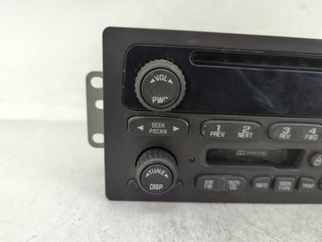 2002-2003 Gmc Envoy Radio AM FM Cd Player Receiver Replacement P/N:09394159 Fits Fits 2002 2003 OEM Used Auto Parts